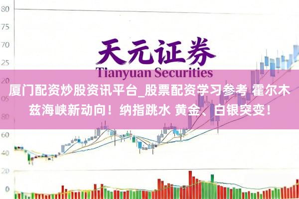 厦门配资炒股资讯平台_股票配资学习参考 霍尔木兹海峡新动向！纳指跳水 黄金、白银突变！